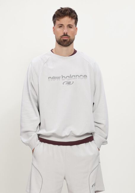 NEW BALANCE Chandail TS FT CRW en gris - large