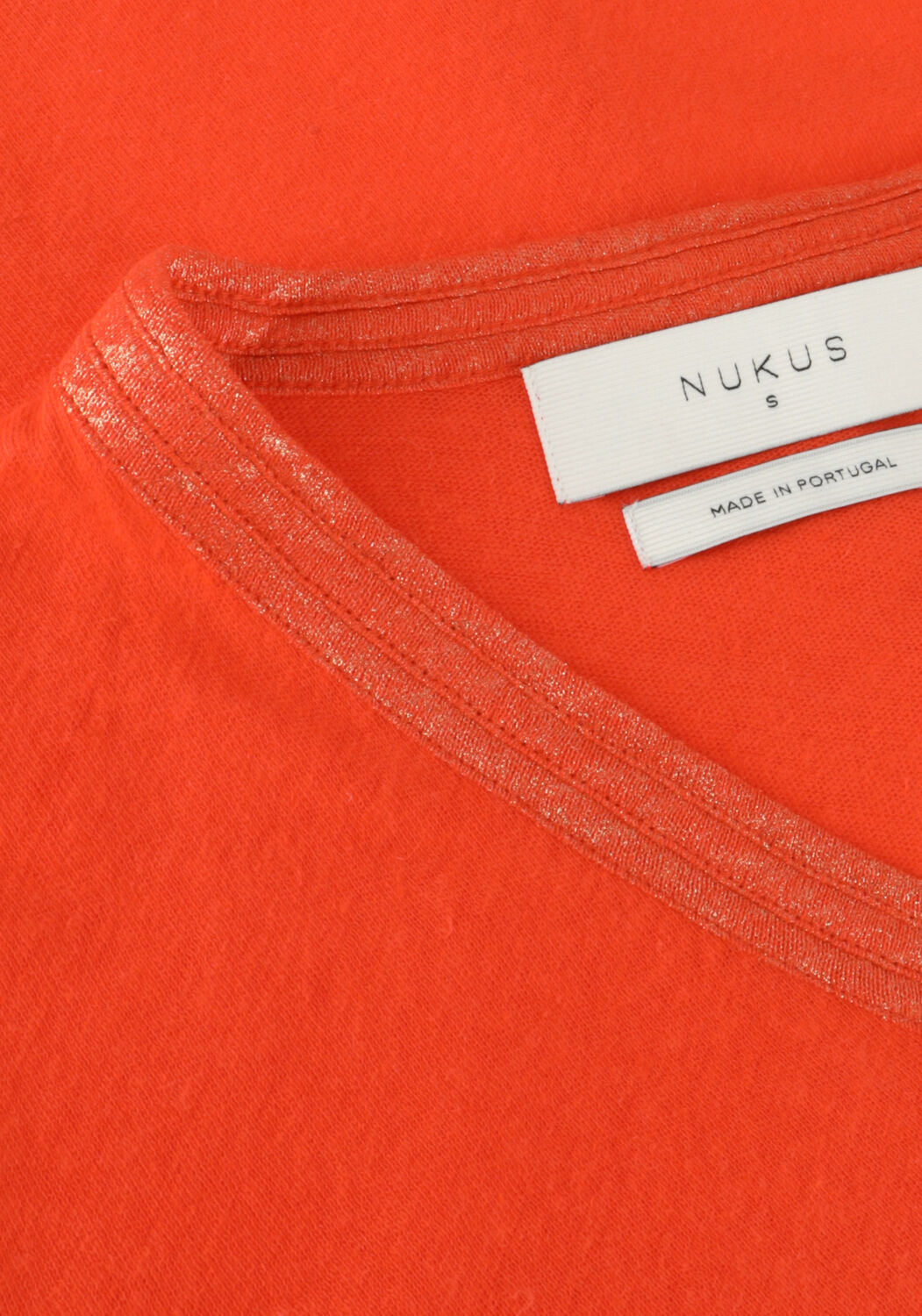 Roze NUKUS T-shirt SECC TOP VNECK - large