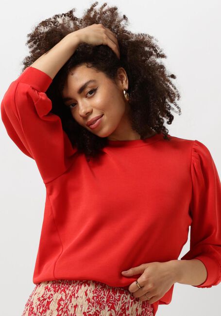 SELECTED FEMME Pull SLFTENNY 3/4 SWEAT TOP en rouge - large