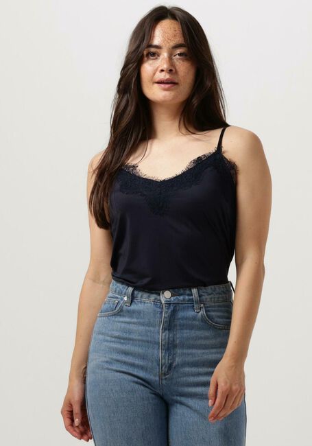 CC HEART Haut LACE TOP Bleu foncé - large