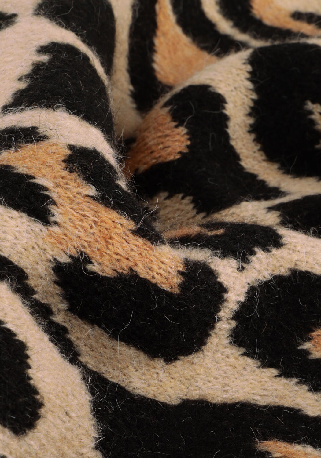 ALIX THE LABEL Pull LADIES KNITTED JAGUAR PULLOVER en marron - large