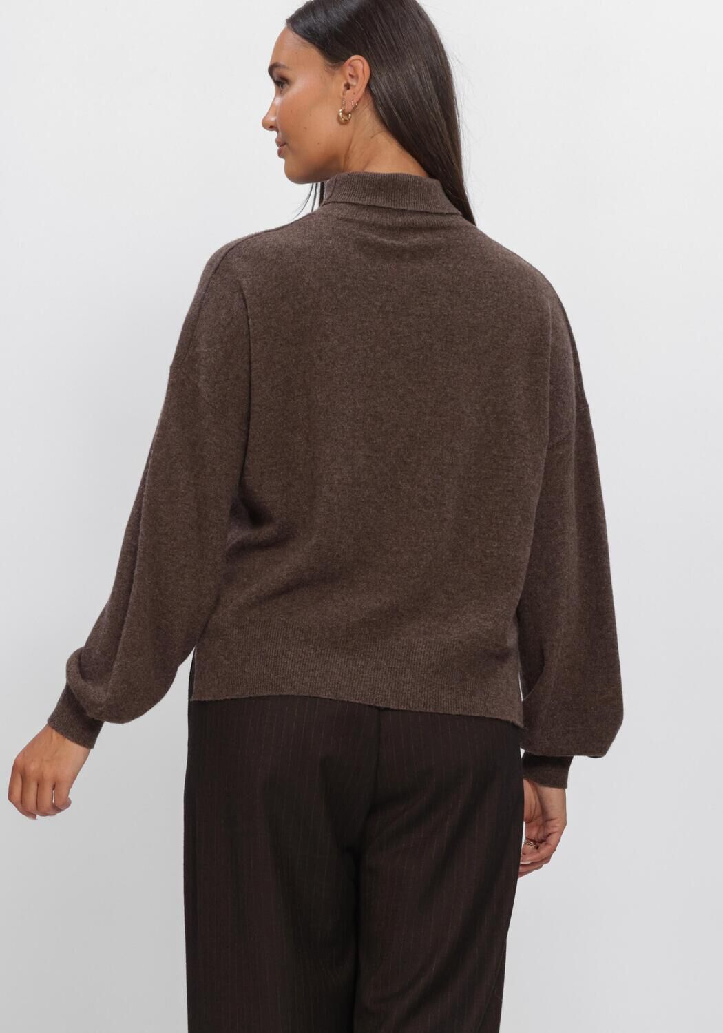 Bruine BY-BAR Trui SAMMIE PULLOVER - large