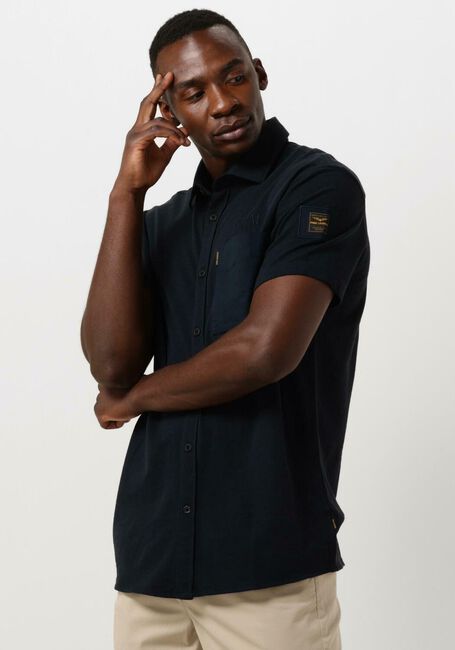PME LEGEND Polo SHORT SLEEVE SHIRT CTN JERSEY SLUB ABATE en bleu - large