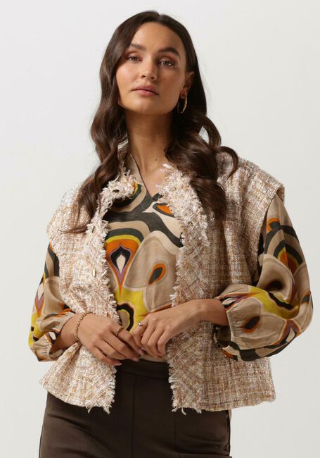 SUMMUM Gilet GILET TWEED en blanc - large