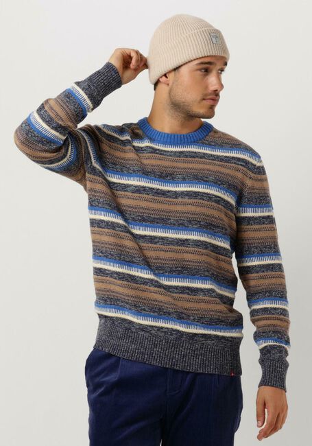SCOTCH & SODA Pull REGULAR FIT MIXED YARN STRIPE MIX PULLOVER en multicolore - large