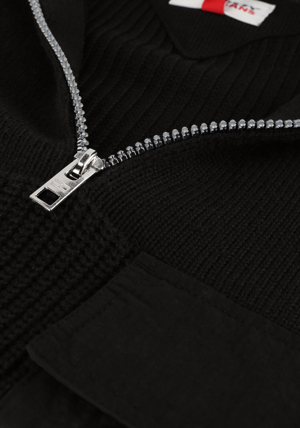 TOMMY JEANS Pull TJM CHECK SHERPA LINED OVERSHIRT en noir - large