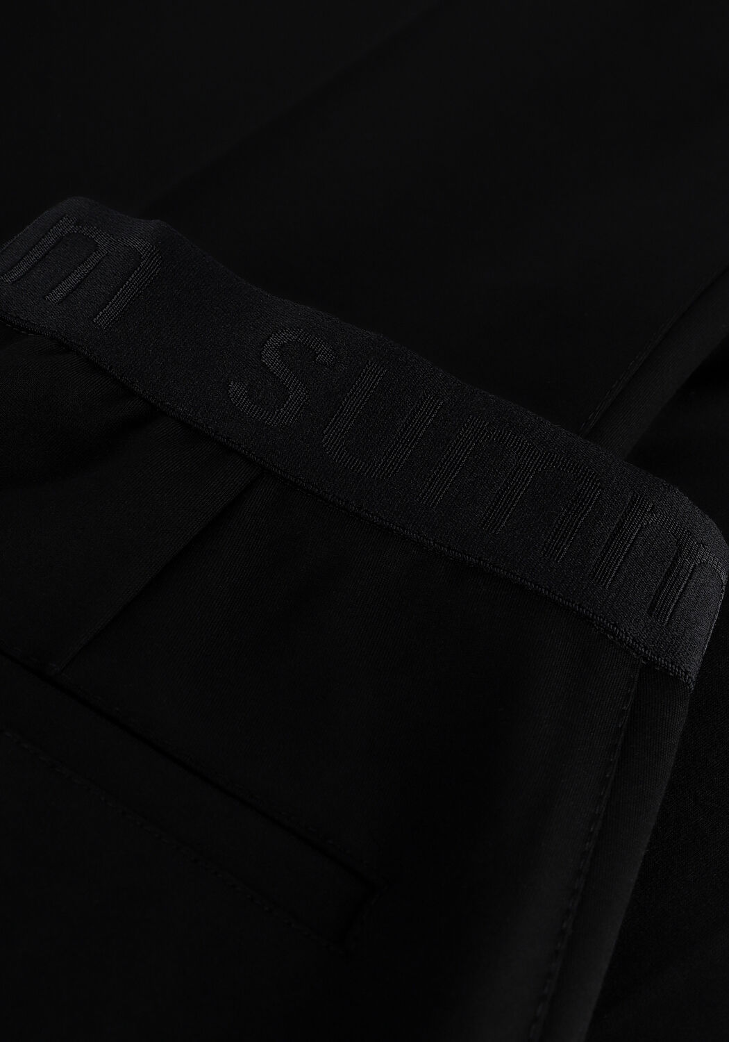 Zwarte SUMMUM Wijde broek TROUSERS BOOT CUT PUNTO MILANO - large