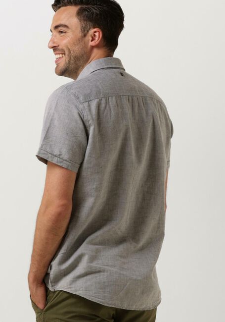 PME LEGEND Chemise décontracté SHORT SLEEVE SHIRT CTN LINEN 2TONEN OWEN en vert - large