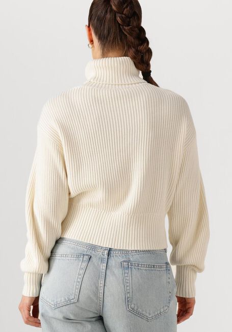 Gebroken wit CALVIN KLEIN Coltrui BLOWN UP CK LOOSE SWEATER CONTRA - large