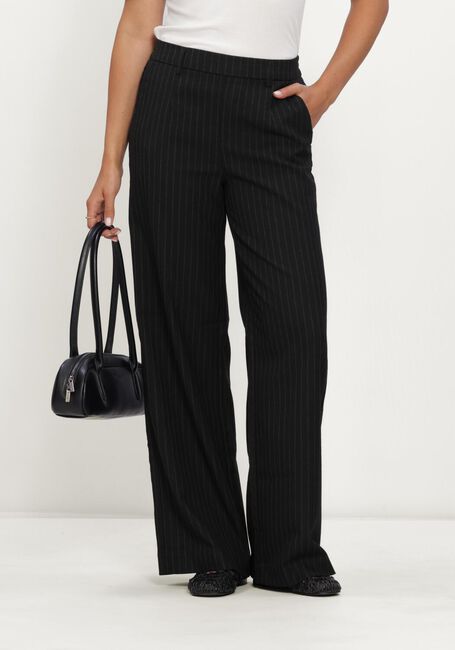 Zwarte OBJECT Wijde broek OBJLISA WIDE PANT - large