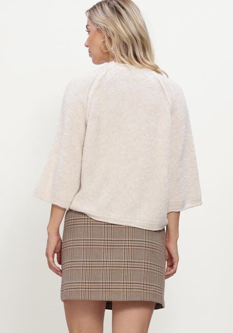 SIMPLE Pull KNIT-KARM-BOU-26-3 Blanc - large