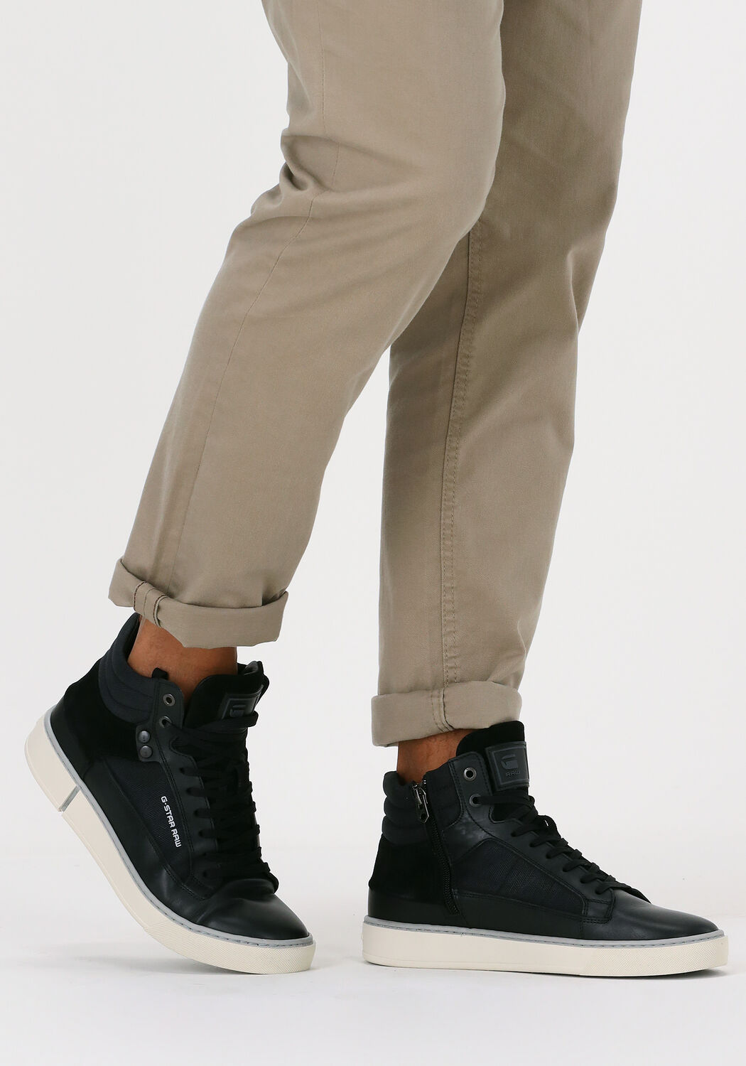 Zwarte G-STAR RAW Sneakers RAVOND MID BSC M - large