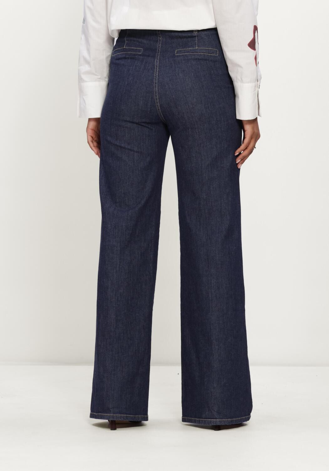 CAROLINE BISS Straight leg jeans 4516 Bleu fonc&eacute; - large