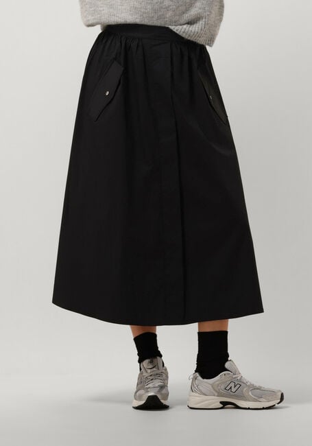 Zwarte MSCH COPENHAGEN Midirok MSCHLAMIRA LANA SKIRT - large