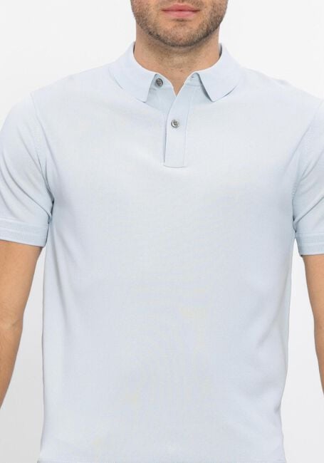 GENTI Polo POLO 2 BUTTON SS 1260 Bleu clair - large