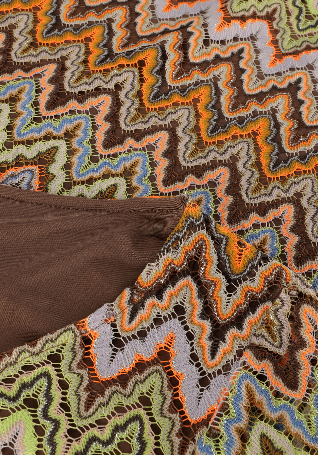 ANA ALCAZAR Mini robe TUNIC DRESS WITHOUT FRINGES en vert - large