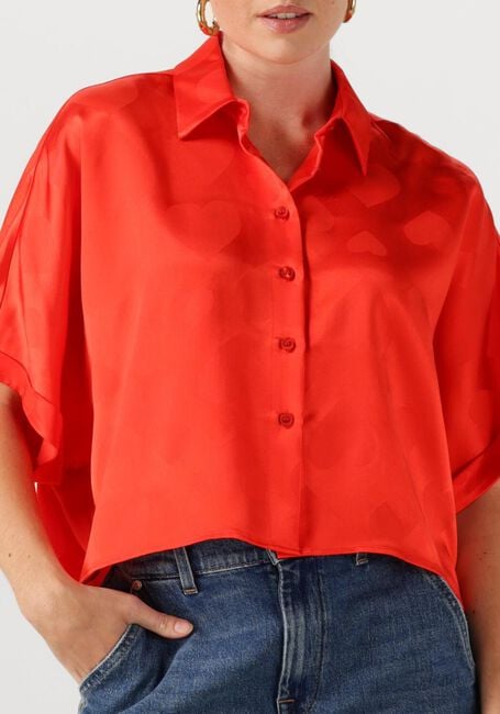 ALIX THE LABEL LADIES WOVEN HEARTS BLOUSE Blouses en orange - large