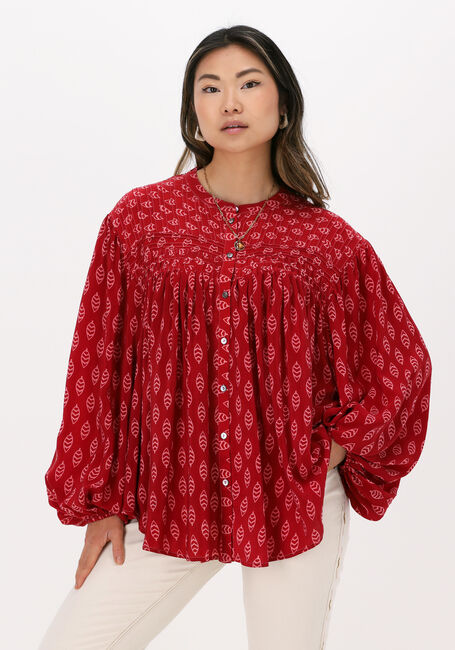 Rode SISSEL EDELBO  DOLLY SILK SHIRT - large