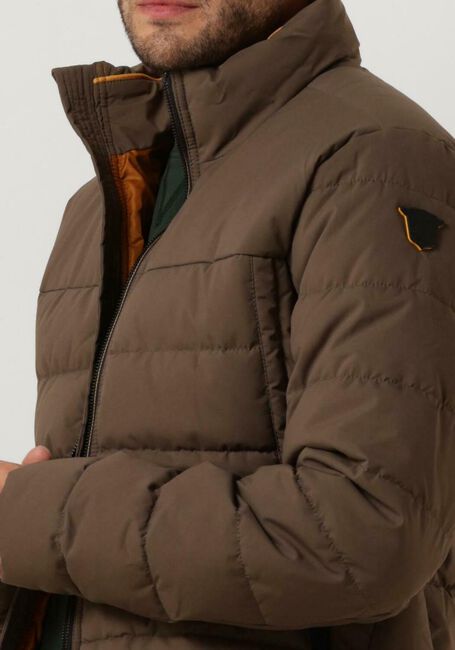 PME LEGEND Veste matelassé SHORT JACKET AIRGENEER PERFOR STRETCH en marron - large