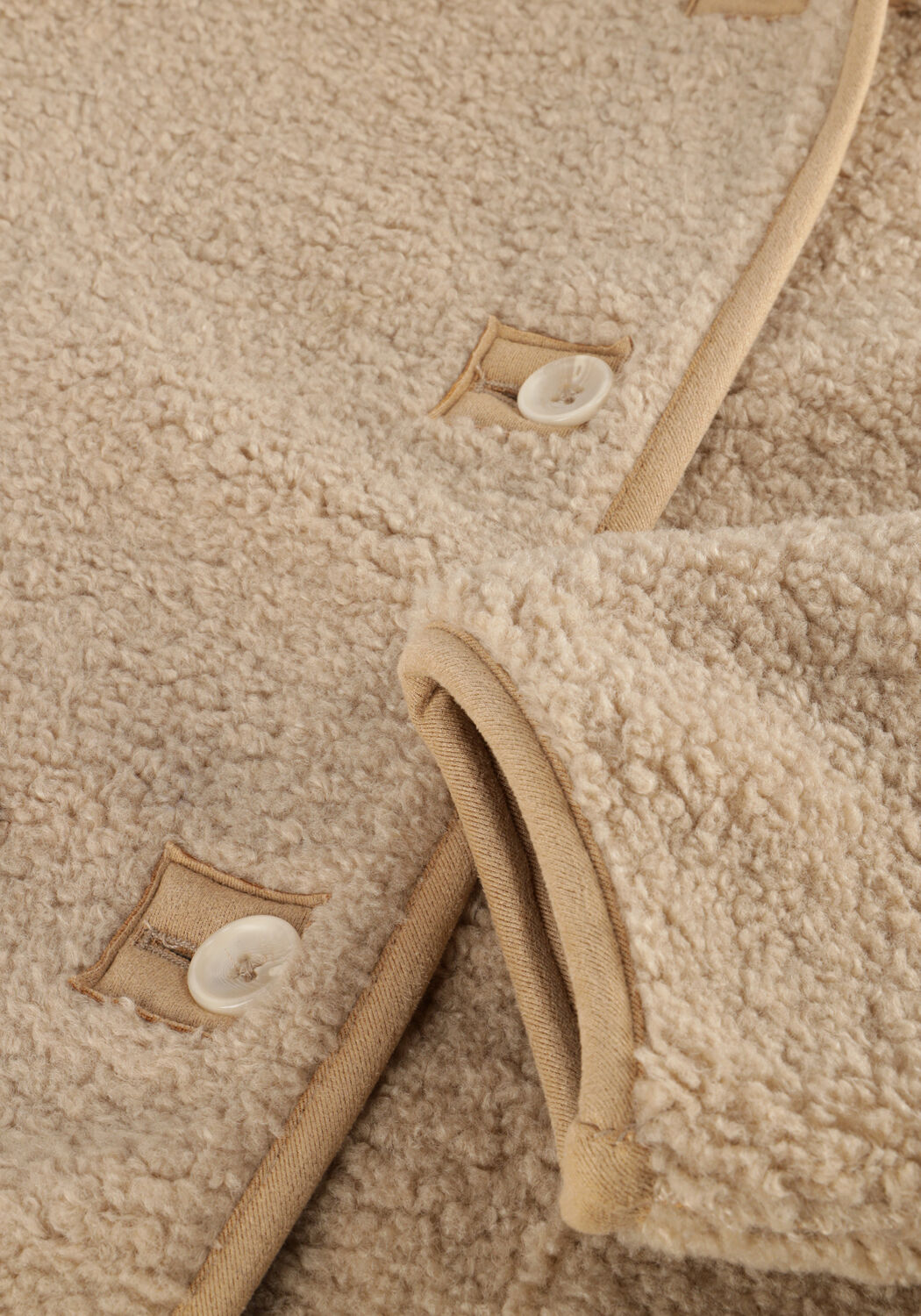 Beige CIRCLE OF TRUST Teddy jas BECKY JACKET - large