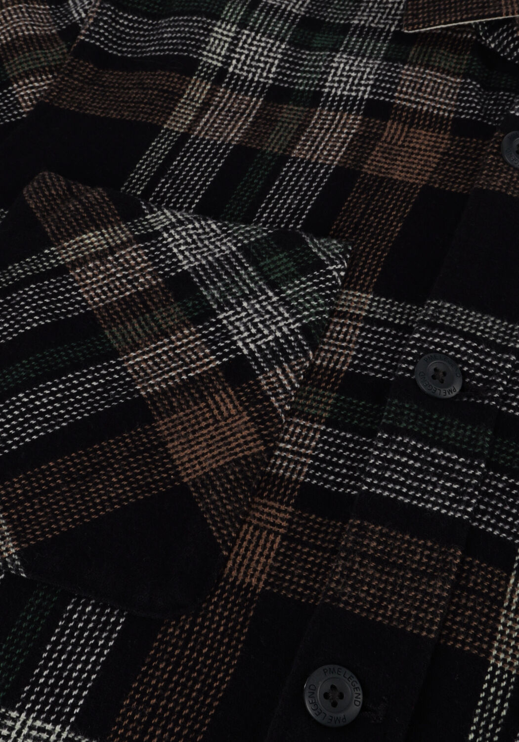 PME LEGEND LONG SLEEVE SHIRT CTN BIG CHECK Chemises en blanc - large