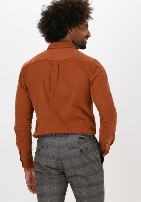 Oranje DSTREZZED Casual overhemd SHIRT BUTTON DOWN BABYCORD - large