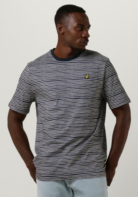 LYLE & SCOTT T-shirt BRETON STRIPE T-SHIRT Bleu foncé - large