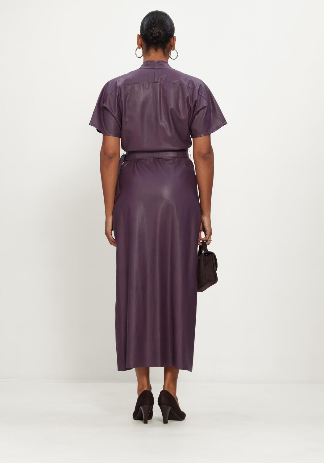 CAROLINE BISS Robe midi 4109 en violet - large