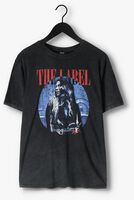 ALIX THE LABEL T-shirt LADIES KNITTED PHOTOPRINT T-SHIRT en noir