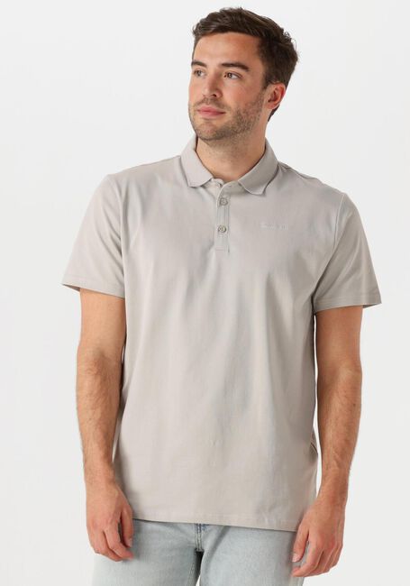 Lichtgrijze PURE PATH Polo REGULAR FIT POLO SS T-SHIRTS - large
