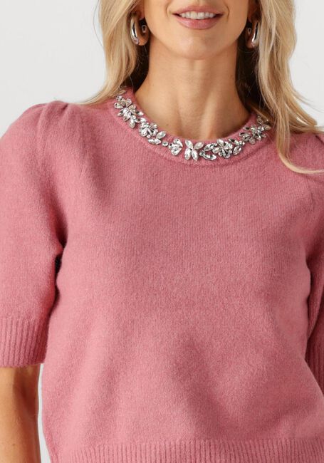 Roze NEO NOIR  MAIA STONE KNIT BLOUSE - large