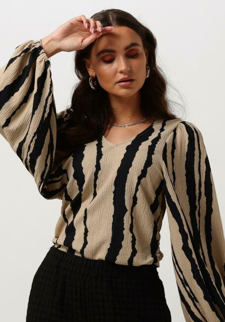 Beige MODSTRÖM  HARLANDMD PRINT TOP - large