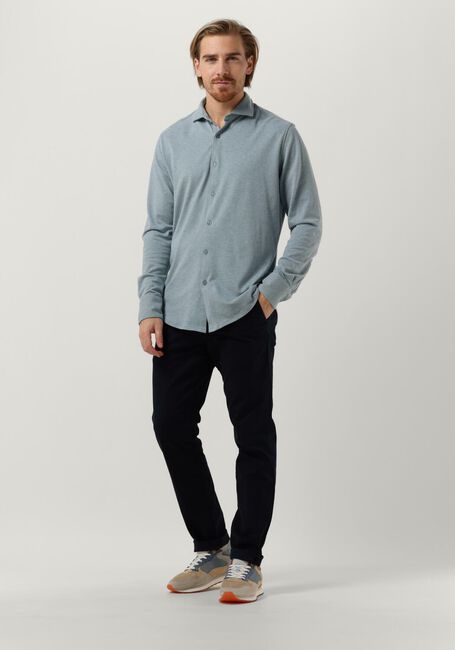 DSTREZZED Chemise décontracté KIRK SHIRT MELANGE PIQUE en bleu - large