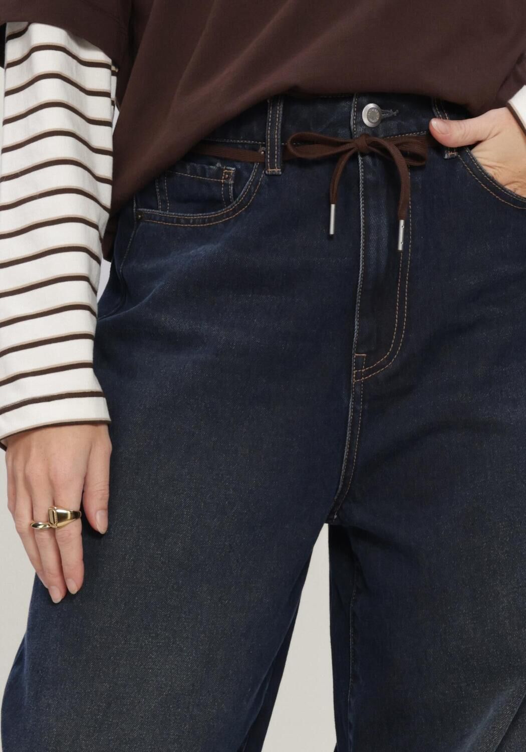 Blauwe CATWALK JUNKIE Jeans BAGGY FIT JEANS - large