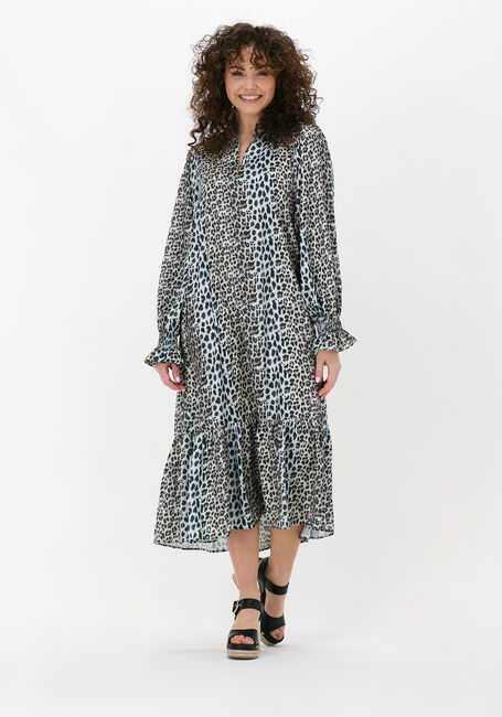 NOTES DU NORD Robe midi CLAIRE DRESS en taupe - large