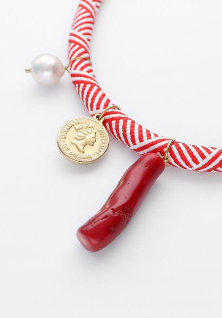 BONNIE STUDIOS Colliers BILL PENDANT NECKLACE en rouge - large