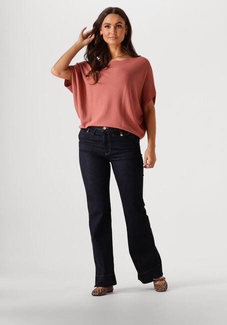 Roze SUMMUM Top OVERSIZED KNITTED TOP VISCOSE BLEND KNIT - large