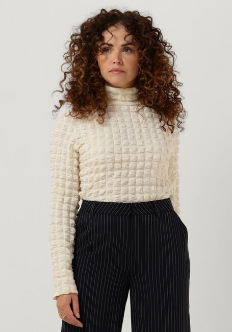 SELECTED FEMME Pull MONIKA LS HIGH NECK TOP B en blanc - large