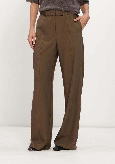 Olijf CO'COUTURE Wijde broek AMIDACC BELT PANT - large