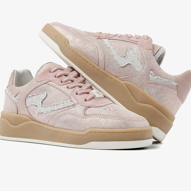 VIA VAI Baskets basses SAM LEVI en rose - large