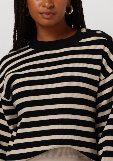 OBJECT Pull OBJELLY LO LS KNIT PULLOVER en noir - large