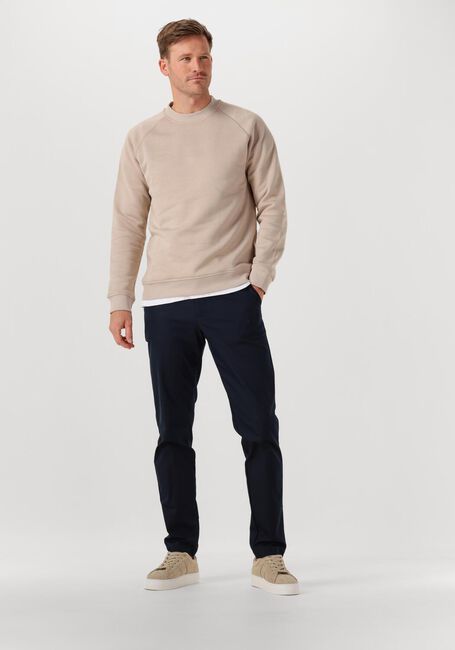 GENTI Pull BASIC LOGO SWEATER en beige - large