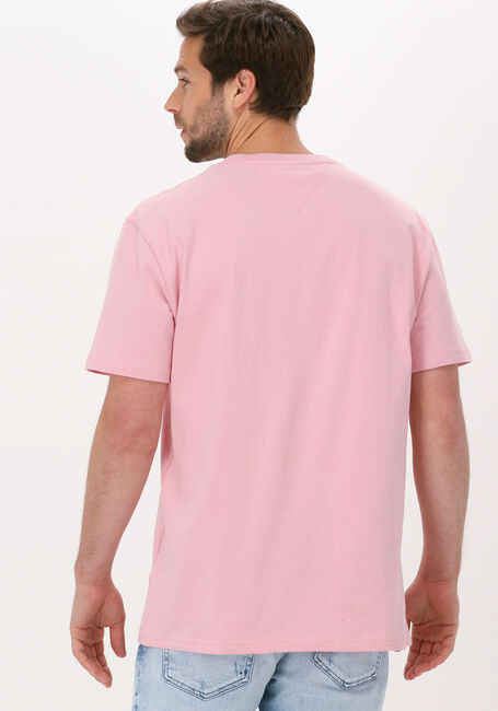 TOMMY JEANS T-shirt TJM TOMMY SIGNATURE TEE en rose - large