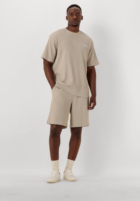 Zand WOODBIRD T-shirt WBBAINE WAFFEL TEE - large