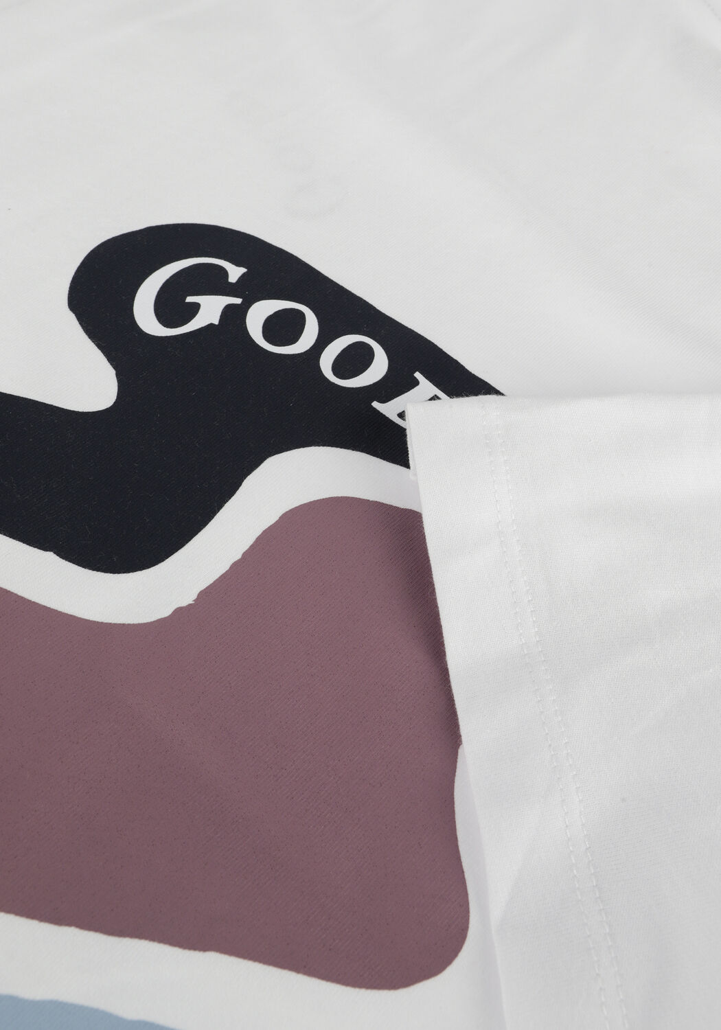 Witte THE GOODPEOPLE T-shirt TEX - large