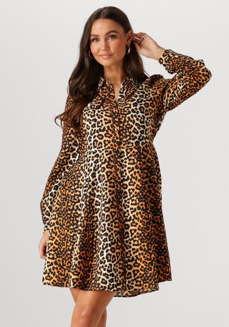 Y.A.S. Mini robe YASKAYA LS SHIRT DRESS S. NOOS en marron - large