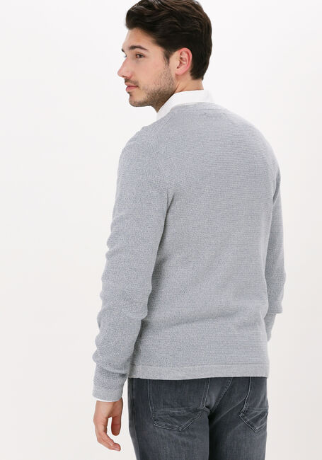 SELECTED MEN Pull SLHROCKS LS KNIT CREW NECK G N Bleu clair - large
