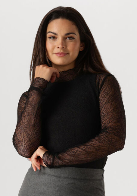 GESTUZ LAIAGZ LACE BLOUSE Hauts & T-shirts en noir - large