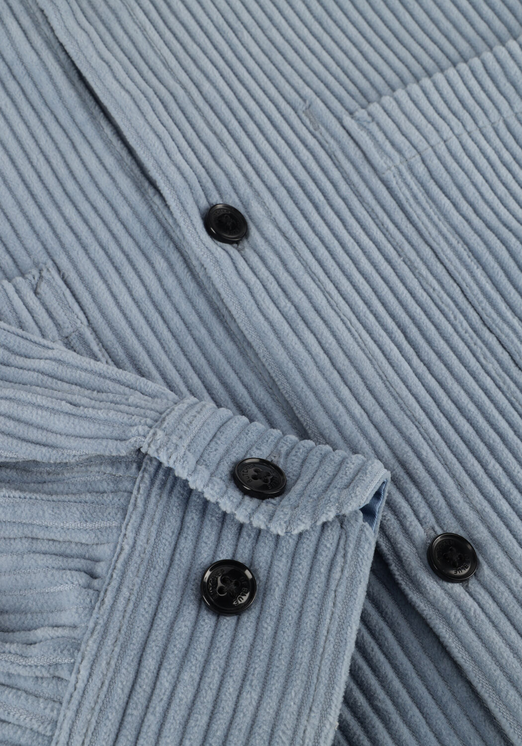 Lichtblauwe BUTCHER OF BLUE  COLBY CORD OVERSHIRT - large