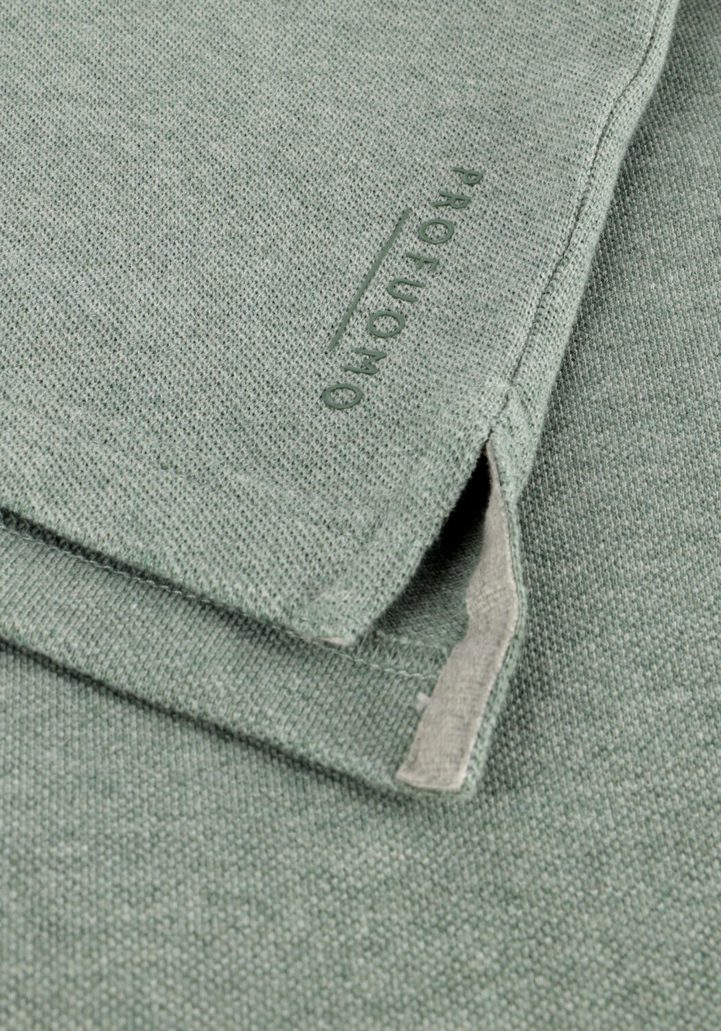 Groene PROFUOMO Polo POLO SHORT SLEEVE - large